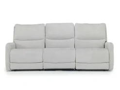 Mor Furniture Palencia 3 Power Sofa & Loveseat In Trento Charcoal