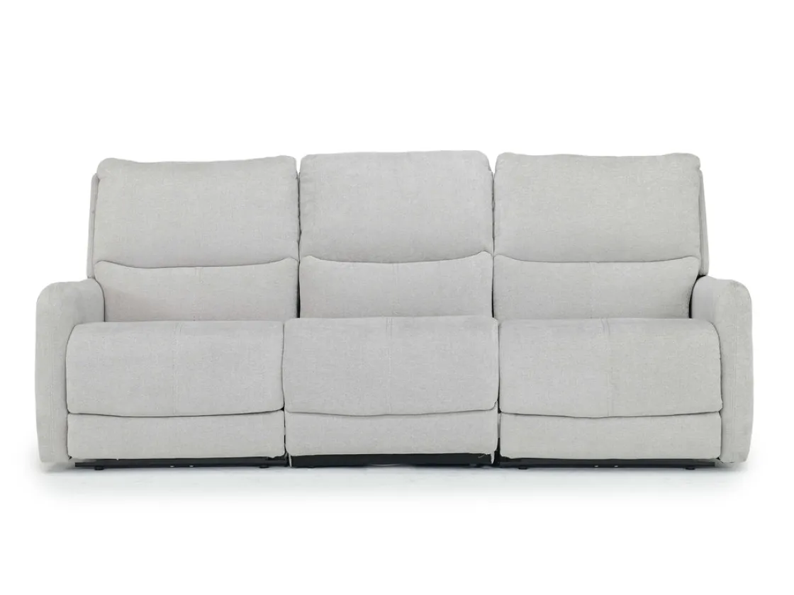 Mor Furniture Palencia 3 Power Sofa & Loveseat In Trento Charcoal