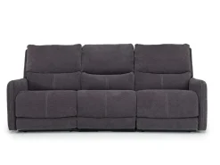 Mor Furniture Palencia 3 Power Sofa In Trento Charcoal
