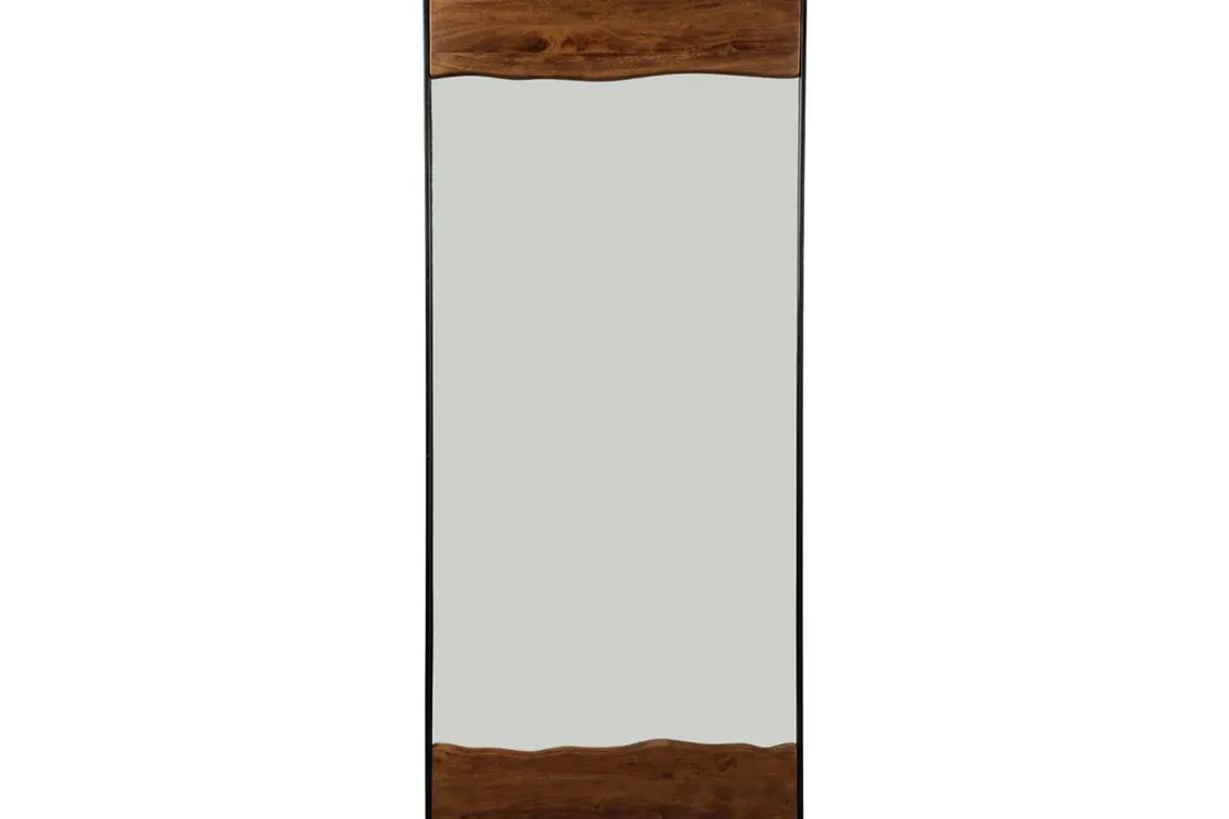 Mor Furniture Panchali Accent Mirror In Brown/Black