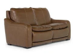 Mor Furniture Paradise 2 Power Loveseat In Chestnut Leather
