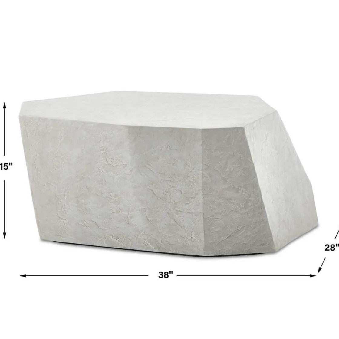 Mor Furniture Parra Outdoor Coffee Table In White