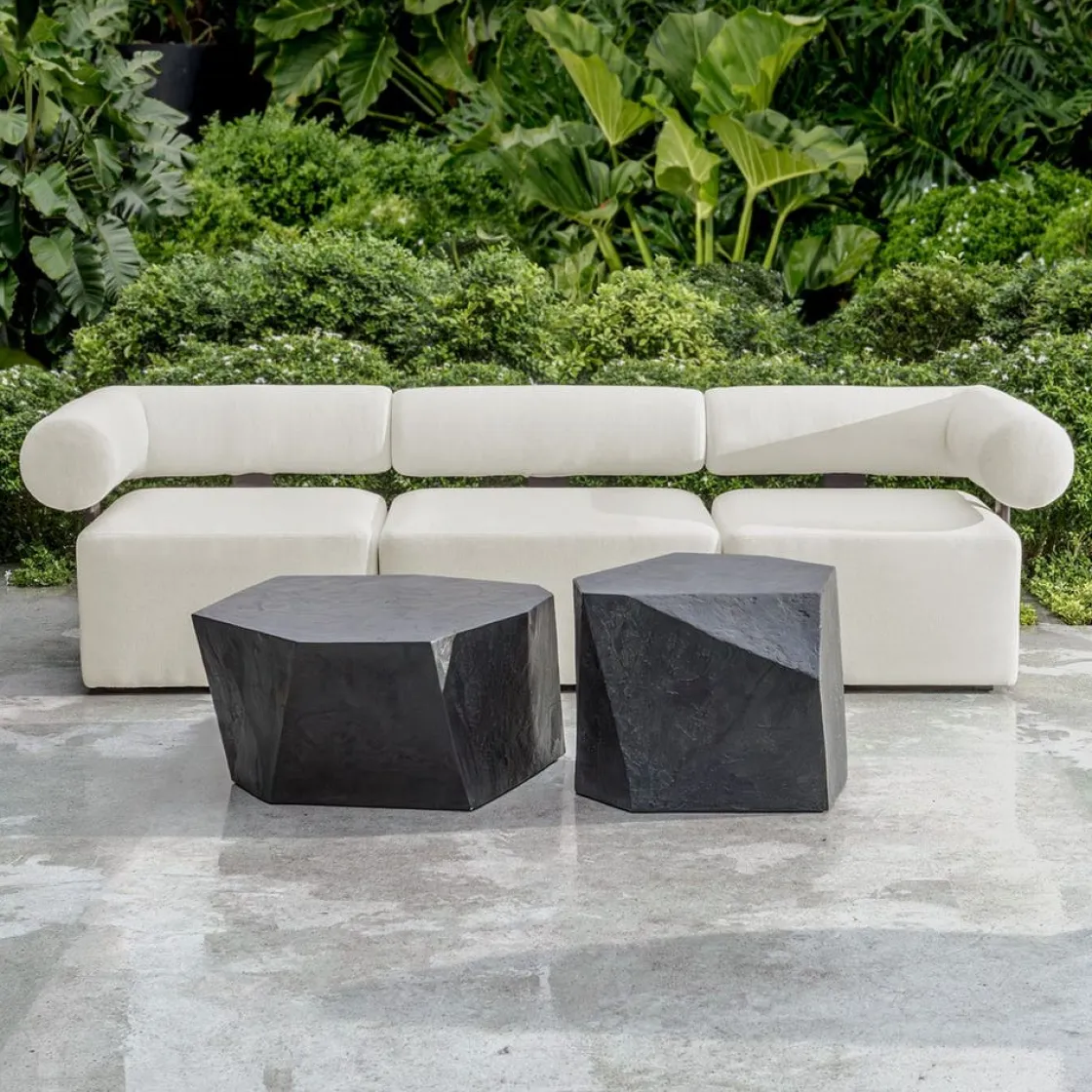 Mor Furniture Parra Outdoor End Table In Gray
