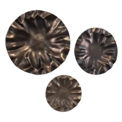 Mor Furniture Peonia Wall Art In Bronze, Set Of 3