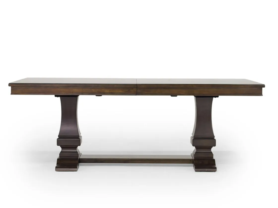 Mor Furniture Phillipe Dining Table & 4 Side Chairs & 2 Arm Chairs In Cherry