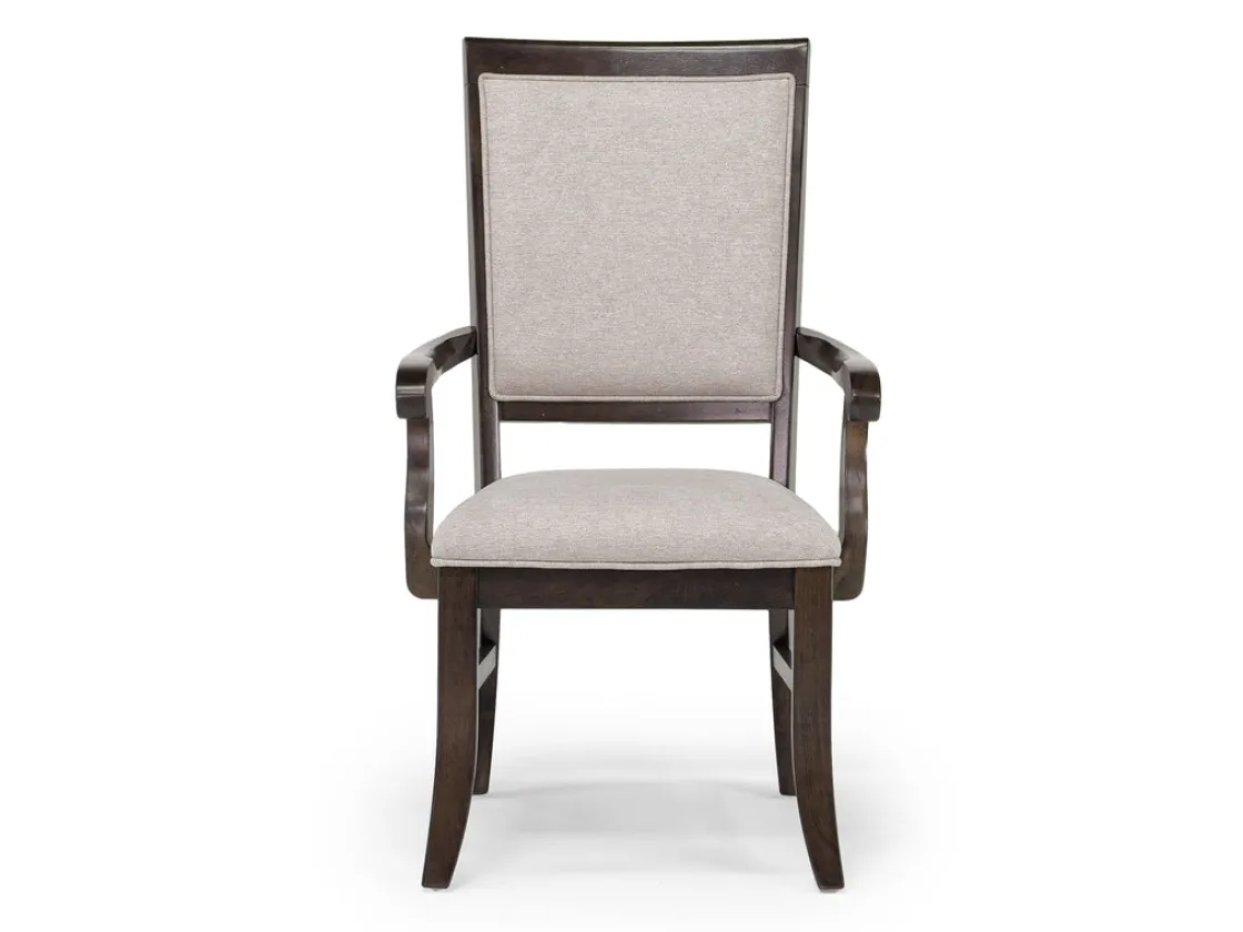 Mor Furniture Phillipe Dining Table & 4 Side Chairs & 2 Arm Chairs In Cherry