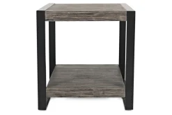 Mor Furniture Pinnacle End Table In Gray