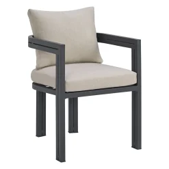 Mor Furniture Playa Outdoor Dining Table & 4 Chairs In Dark Gray