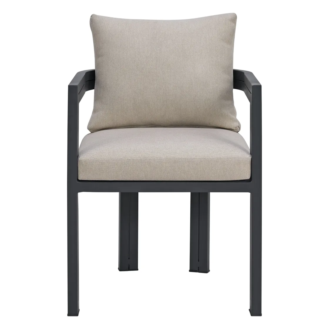 Mor Furniture Playa Outdoor Dining Table, 4 Chairs & Bench In Dark Gray