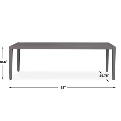 Mor Furniture Polanco Outdoor Dining Table In Black