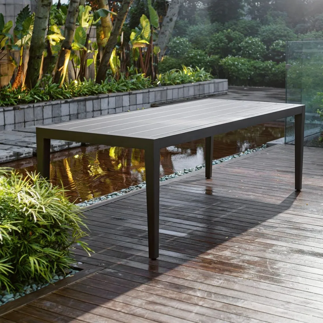 Mor Furniture Polanco Outdoor Dining Table In Black