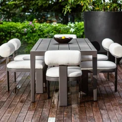 Mor Furniture Polanco Outdoor Dining Table In Black