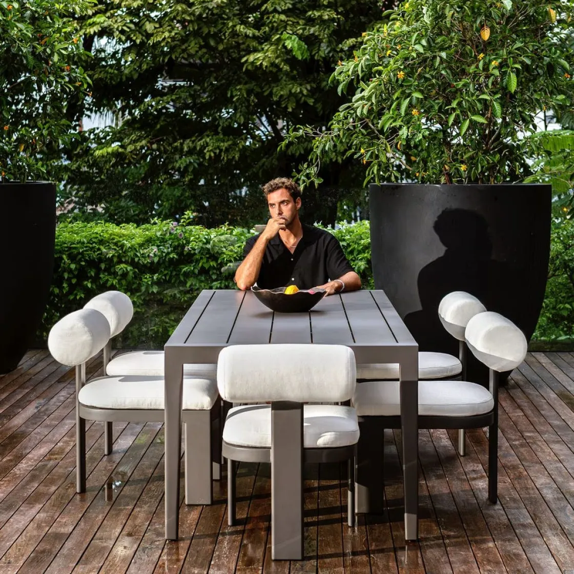 Mor Furniture Polanco Outdoor Dining Table In Black