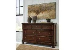 Mor Furniture Porter Dresser In Mahogany