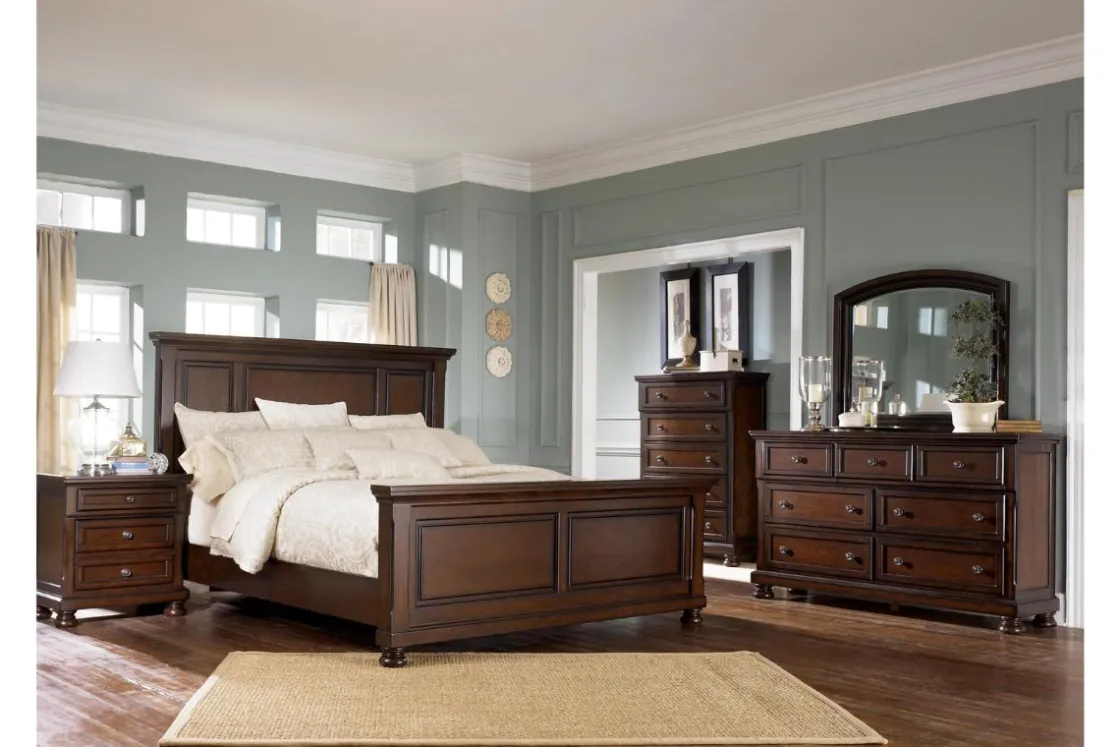 Mor Furniture Porter Dresser In Mahogany