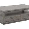 Mor Furniture Pure Modern Coffee Table W/ Storage In Moonstone