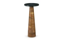 Mor Furniture Quinndon Accent Table In Brown/Black