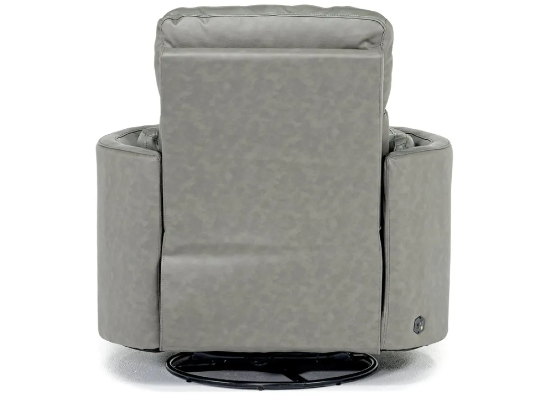 Mor Furniture Radius Power Recliner In Dark Brown