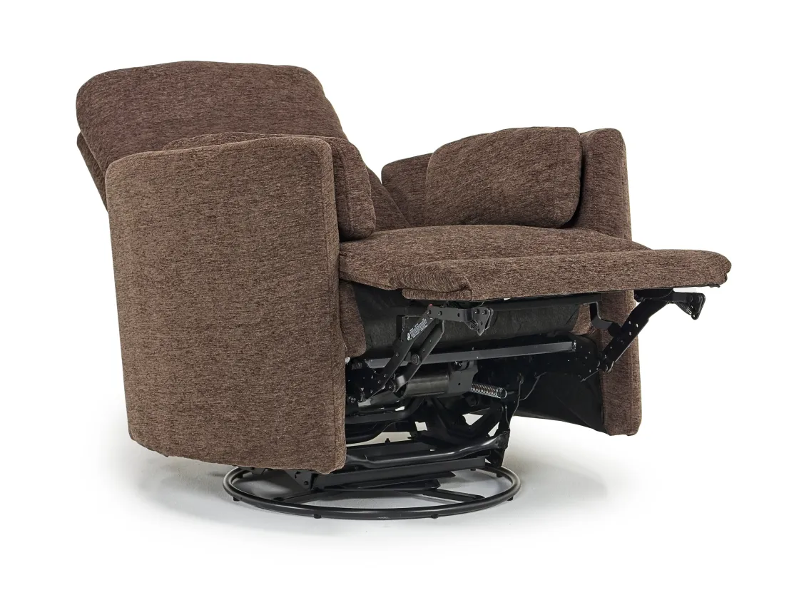 Mor Furniture Radius Power Recliner In Dark Brown