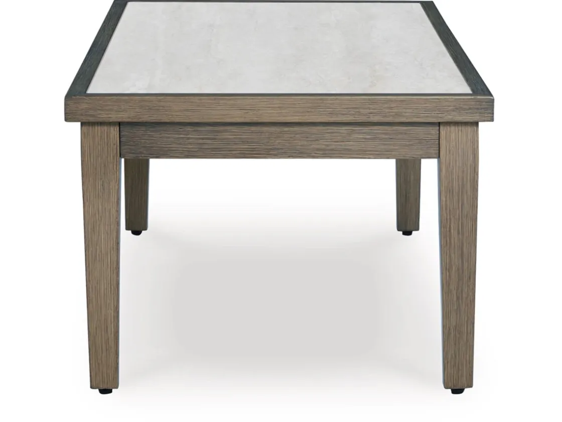 Mor Furniture Rainier Outdoor Coffee Table In Brown