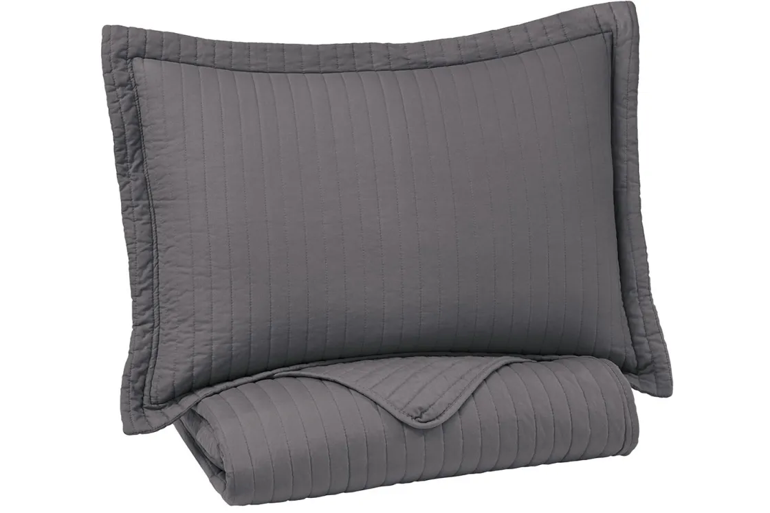 Mor Furniture Raleda 3 Piece Coverlet In , Eastern King