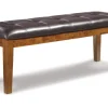 Mor Furniture Ralene Bench In Medium Brown