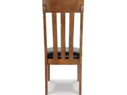 Mor Furniture Ralene Side Chair In Medium Brown, Set Of 2
