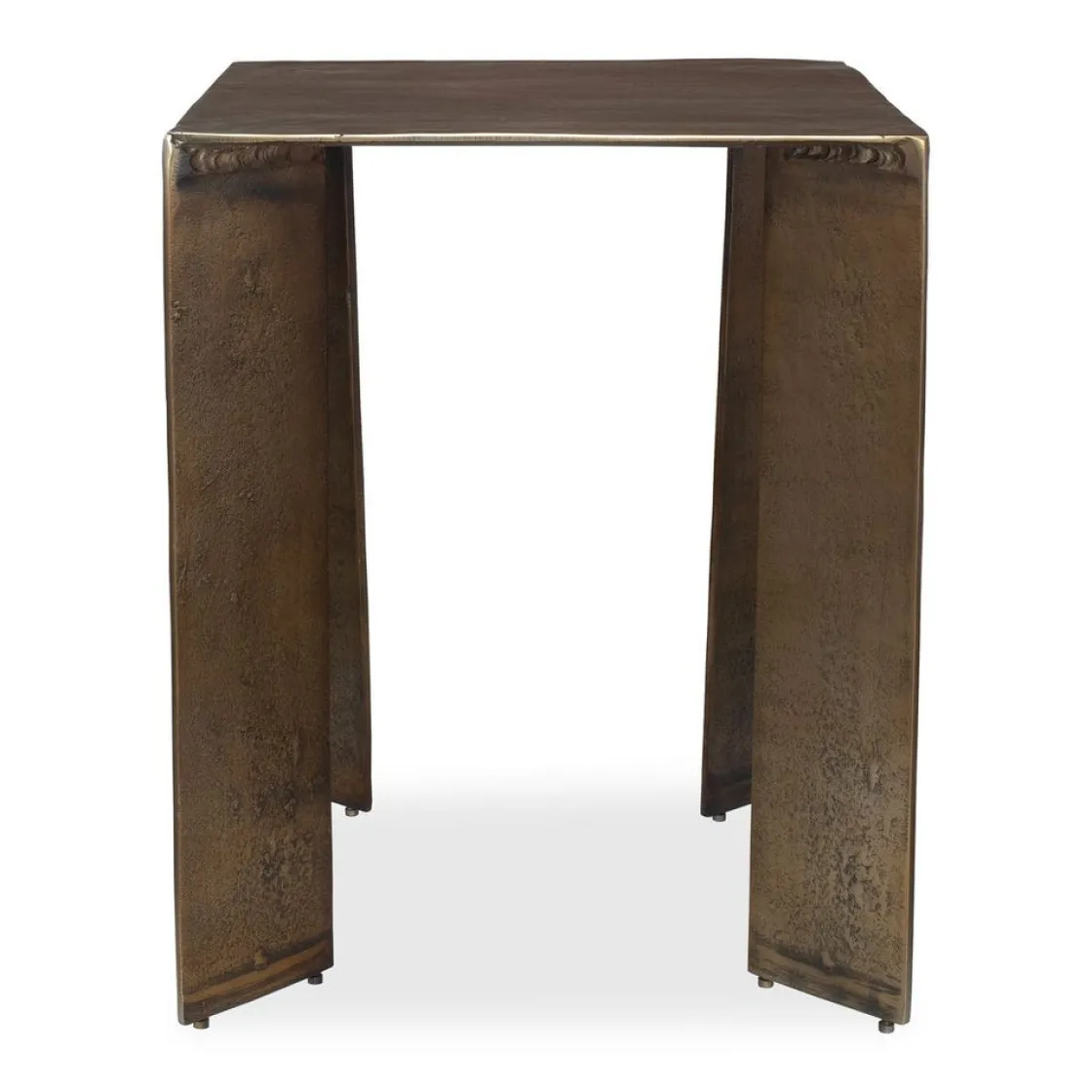 Mor Furniture Reade Outdoor Square End Table In Gold