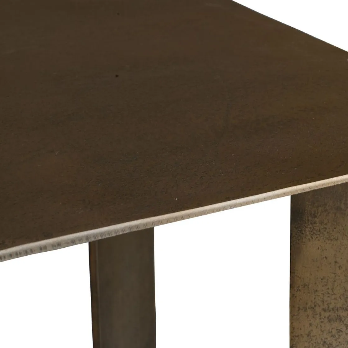 Mor Furniture Reade Outdoor Square End Table In Gold