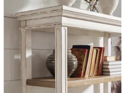 Mor Furniture Realyn Bookcase W/ Drawer In White/Brown