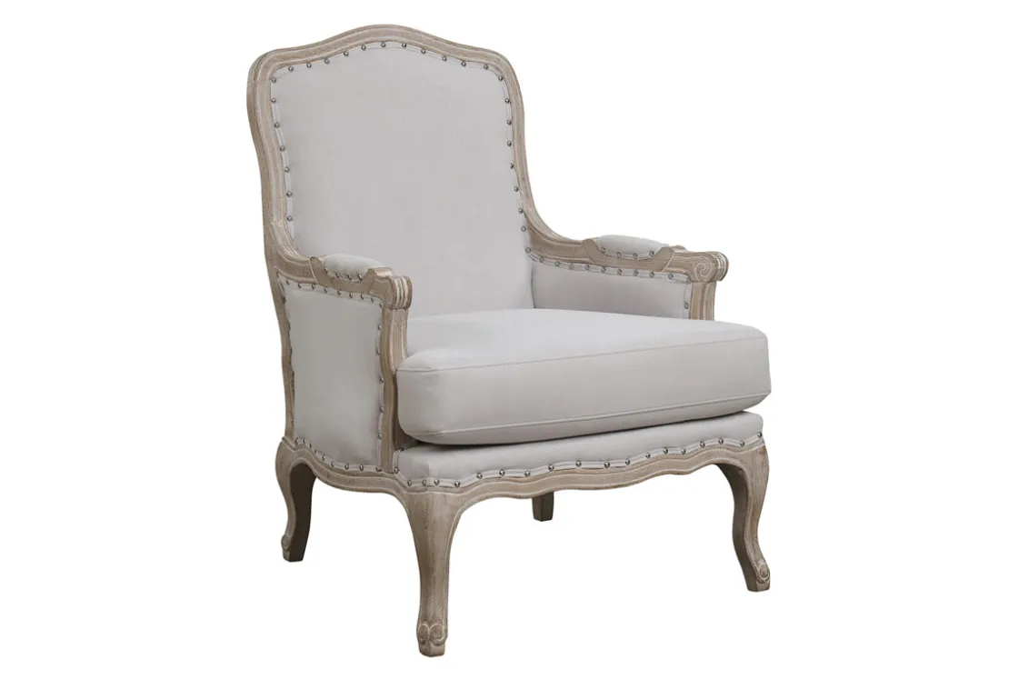 Mor Furniture Regal Accent Chair In Light Blue