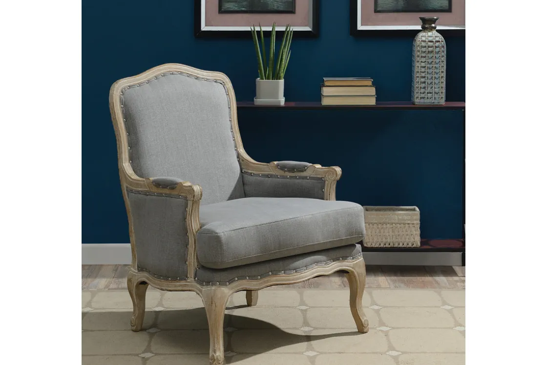 Mor Furniture Regal Accent Chair In Light Blue