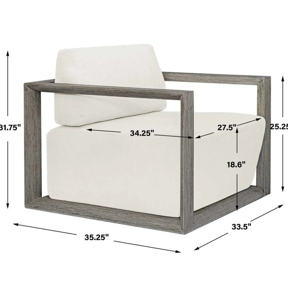 Mor Furniture Remsen Outdoor Lounge Chair In Brown