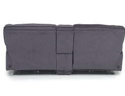 Mor Furniture Retreat Power Console Loveseat In Charcoal