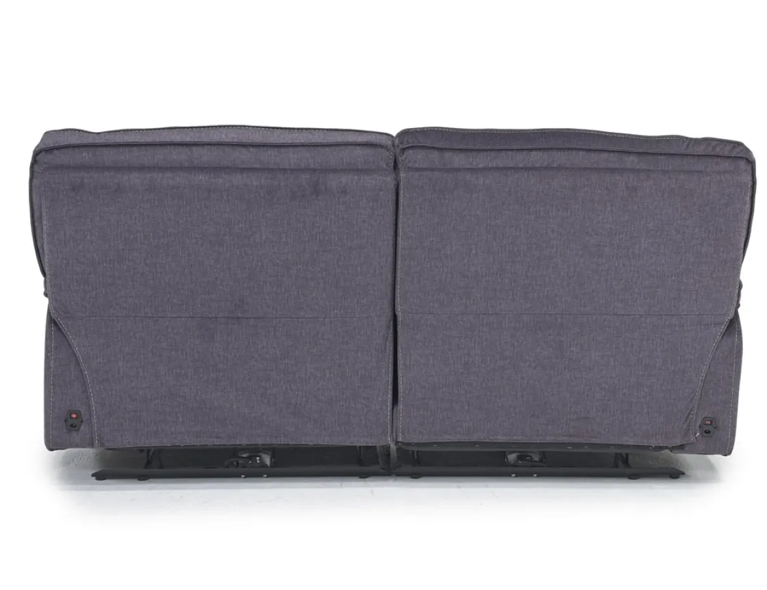 Mor Furniture Retreat Power Loveseat In Cognac Leather