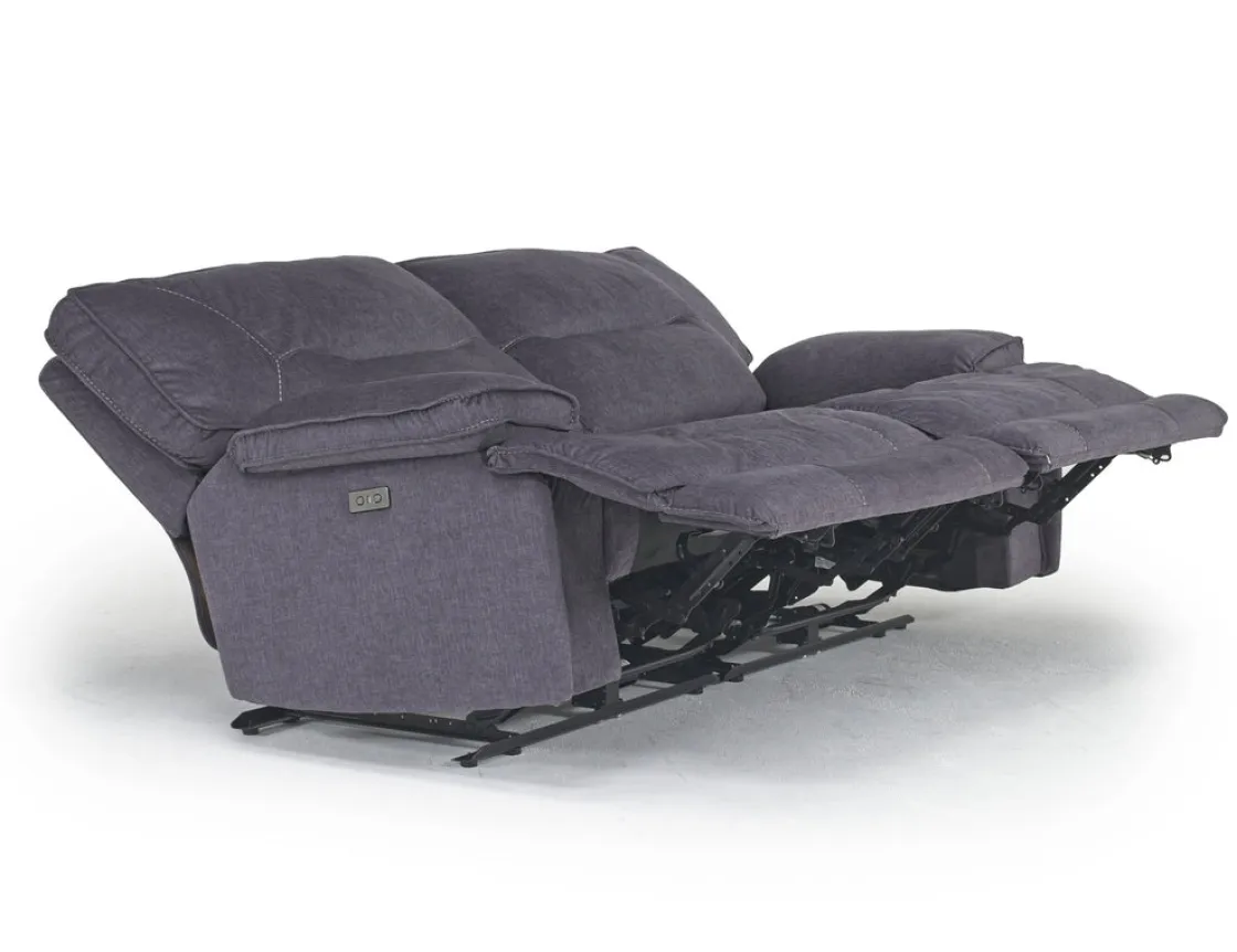 Mor Furniture Retreat Power Sofa & Loveseat In Cognac Leather