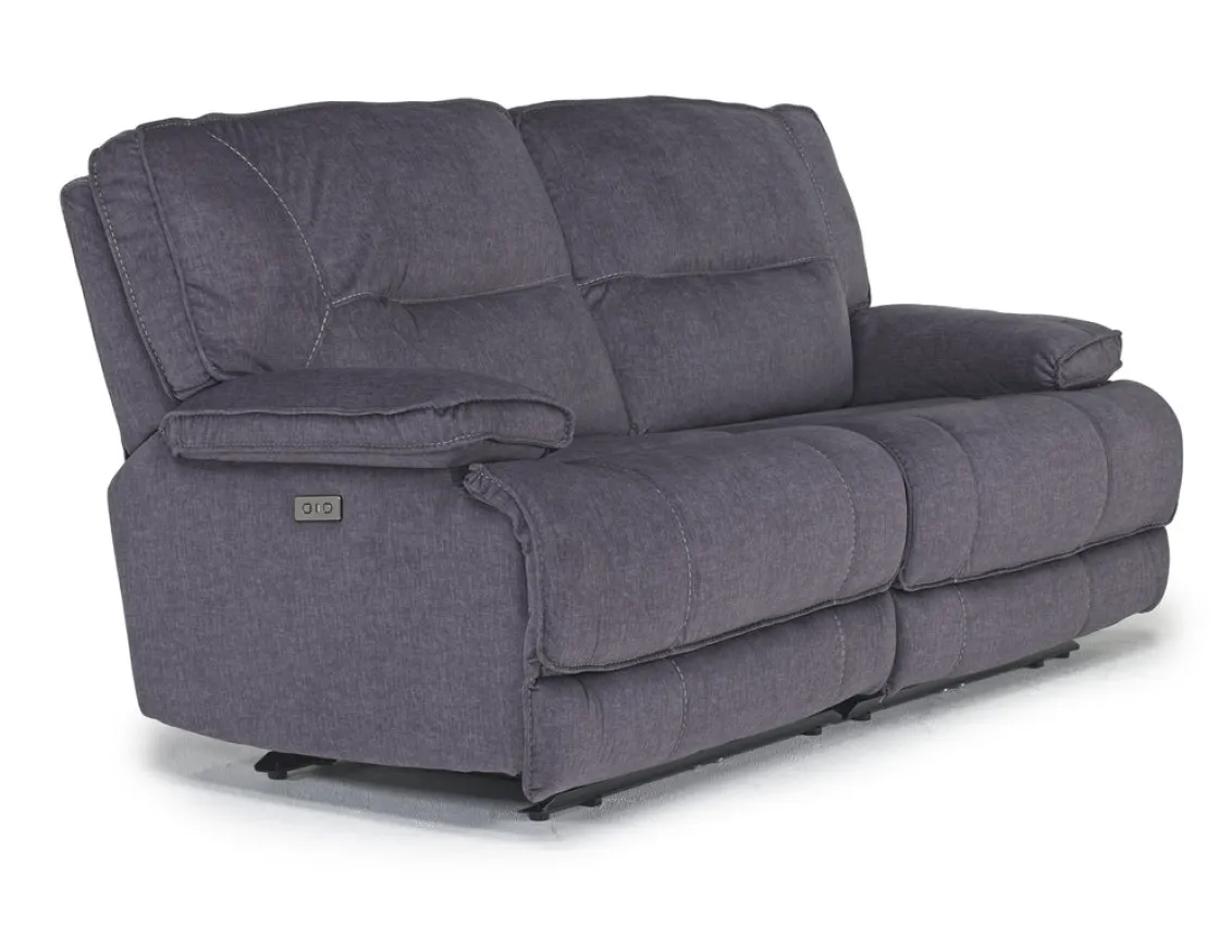 Mor Furniture Retreat Power Sofa & Loveseat In Cognac Leather