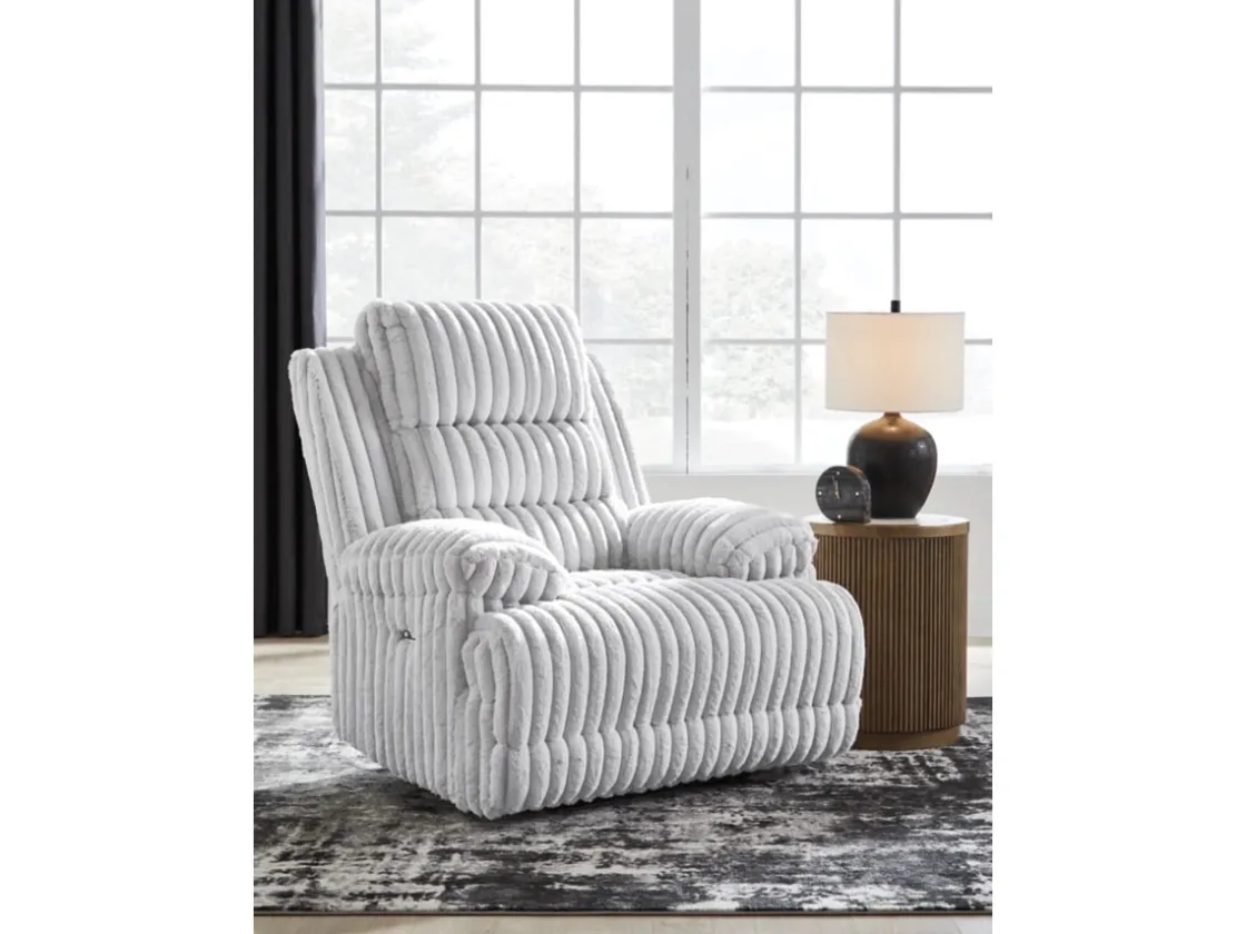 Mor Furniture Rhine Falls Power Recliner In Alloy