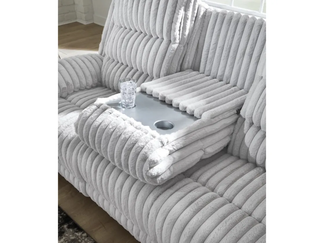 Mor Furniture Rhine Falls Power Sofa In Alloy