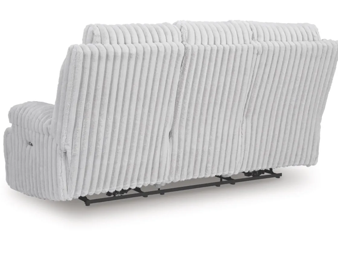 Mor Furniture Rhine Falls Power Sofa In Alloy