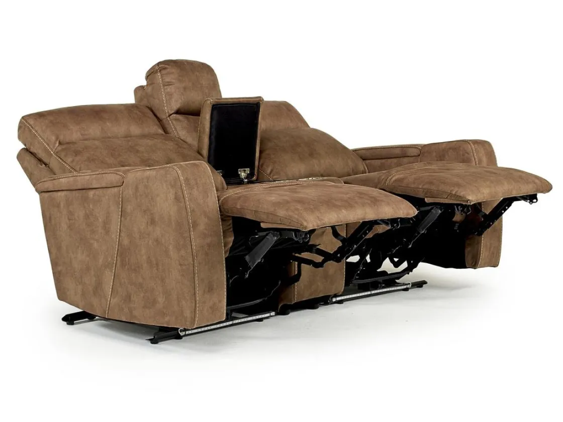Mor Furniture Rhys 2 Power Console Loveseat In
