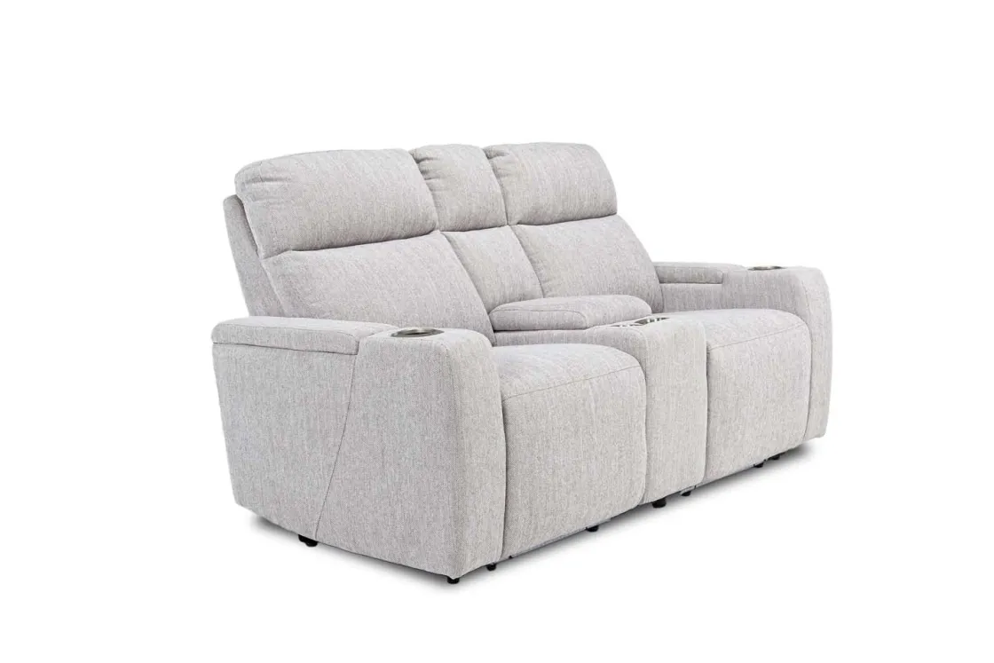 Mor Furniture Rhys 2 Power Console Loveseat In
