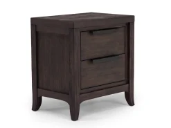 Mor Furniture Riley Bookcase Bed, Dresser, Mirror & Nightstand In Carbonite, Ca King