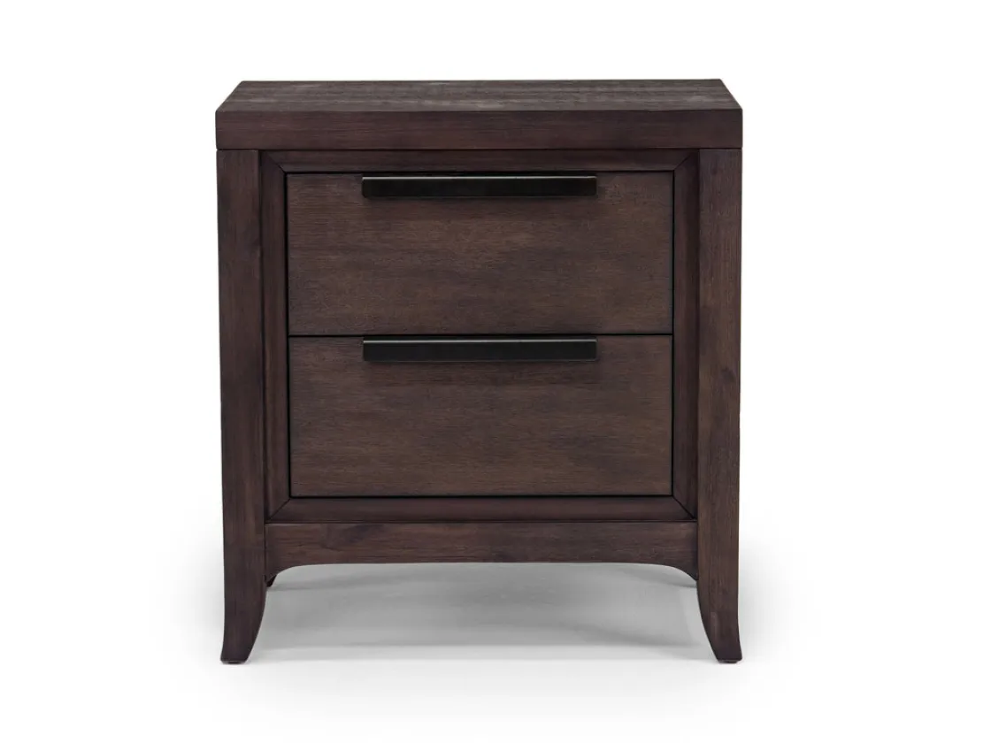 Mor Furniture Riley Bookcase Bed, Dresser, Mirror & Nightstand In Carbonite, Ca King