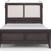 Mor Furniture Riley Bookcase Bed In Carbonite, Ca King