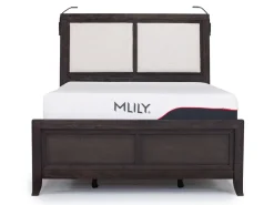 Mor Furniture Riley Bookcase Bed In Carbonite, Ca King