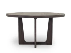 Mor Furniture Riley Round Dining Table & 5 Chairs In Carbonite