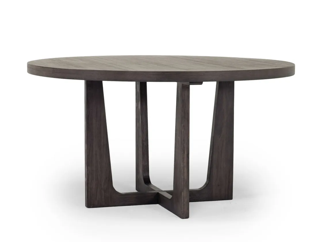 Mor Furniture Riley Round Dining Table In Carbonite