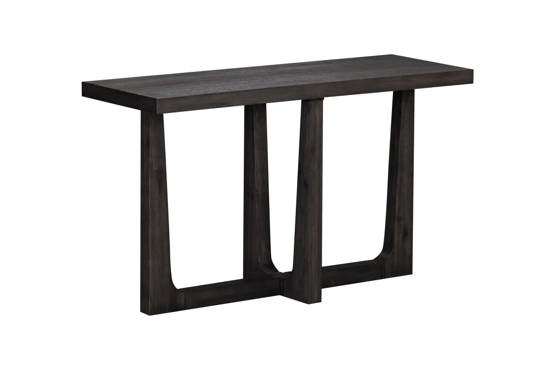 Mor Furniture Riley Sofa Table In Carbonite