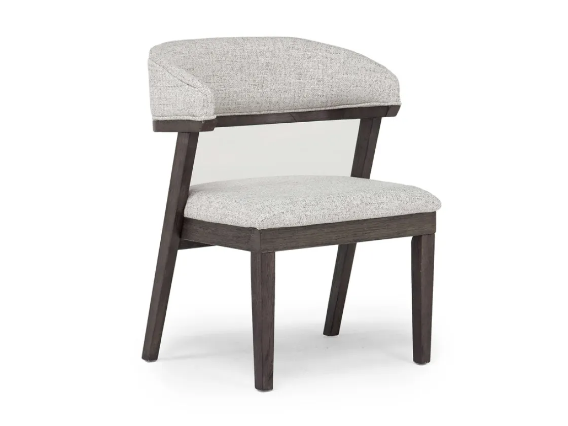 Mor Furniture Riley Upholstered Arm Chair In Carbonite